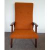 Danish High Back Chair in Pierre Frey wool